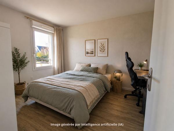 Parc du Grand Blottereau - Dans petit collectif  récent de 2015, spacieux appartement 2 pièces s'ouvrant sur un large balcon. Ascenseur et garage boxé en sous-sol