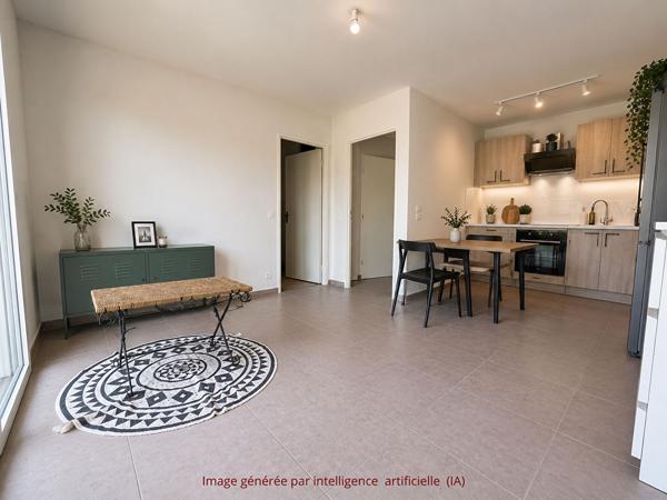 Parc du Grand Blottereau - Dans petit collectif  récent de 2015, spacieux appartement 2 pièces s'ouvrant sur un large balcon. Ascenseur et garage boxé en sous-sol