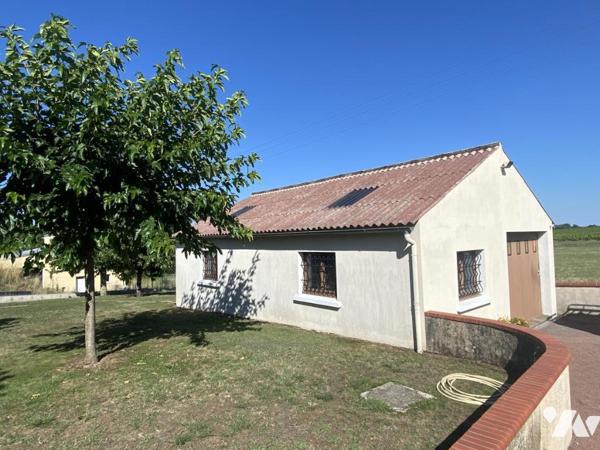 Maison d'habitation + garage réhabilitable