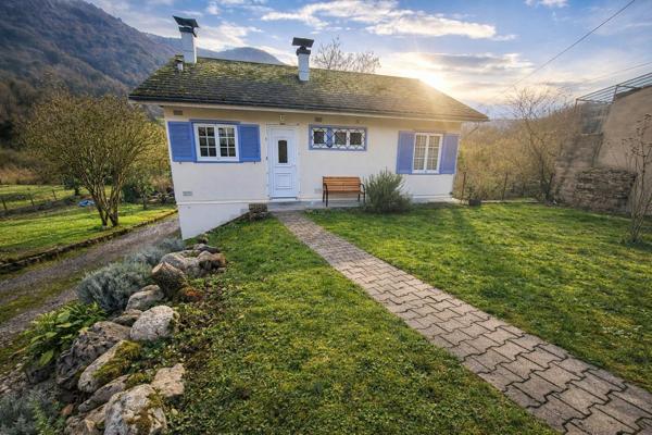 Maison avec joli terrain