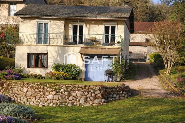 Maison avec joli terrain