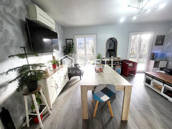 Maison avec joli terrain