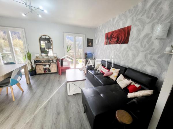 Maison avec joli terrain