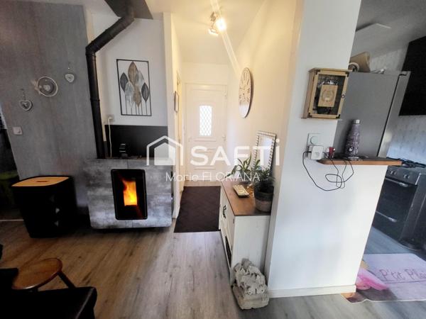 Maison avec joli terrain