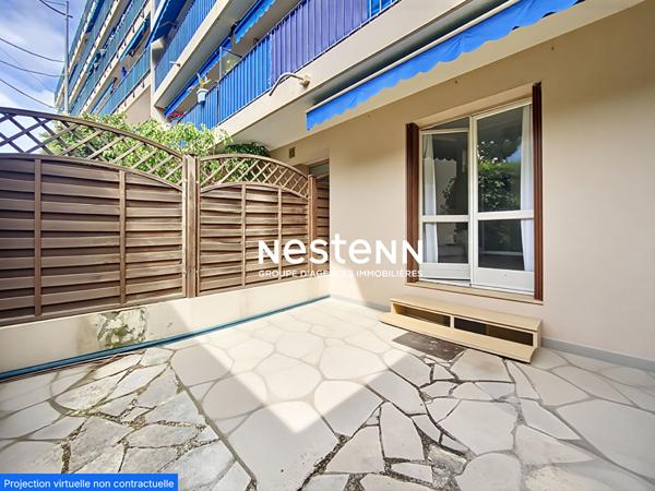 2P - 33,39M2- SUD - GOLFE JUAN - CAVE - JARDIN - CENTRE VILLE