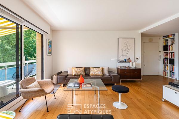 Dernier étage avec vue à proximité du centre-ville et de la forêt de Clamart