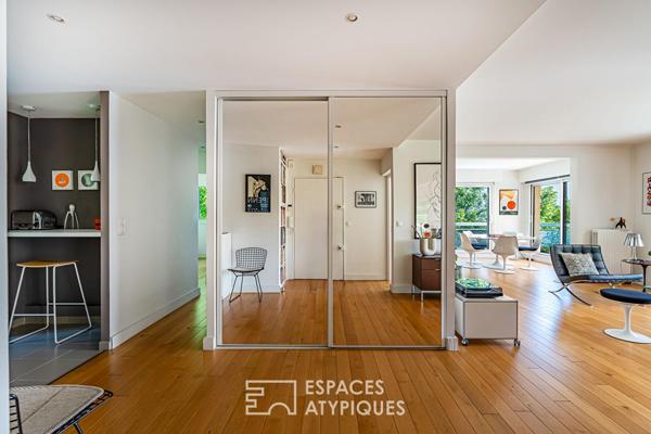 Dernier étage avec vue à proximité du centre-ville et de la forêt de Clamart