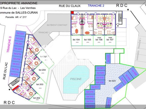 À vendre Appartement 2 pièces 50 m² - Salles-curan 12410
