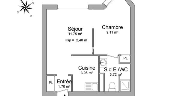 Location Appartement 2 pièces 30.23 m² - Levallois-perret 92300