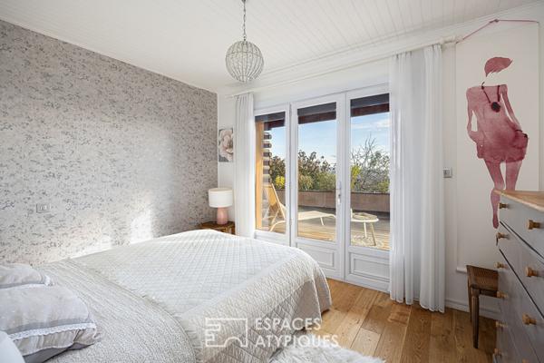 Maison en ossature bois avec vue spectaculaire