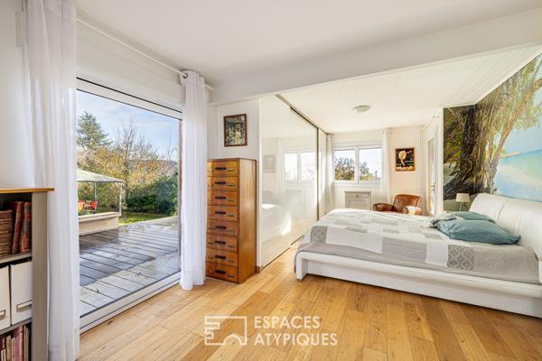 Maison en ossature bois avec vue spectaculaire