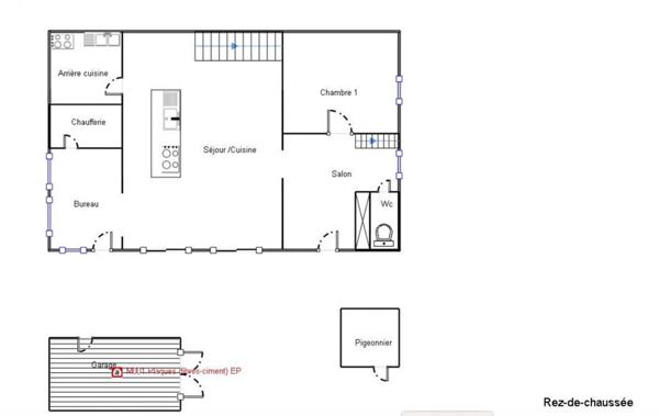 VÉLINES - Maison de caractère 6 pièces avec pigeonnier historique