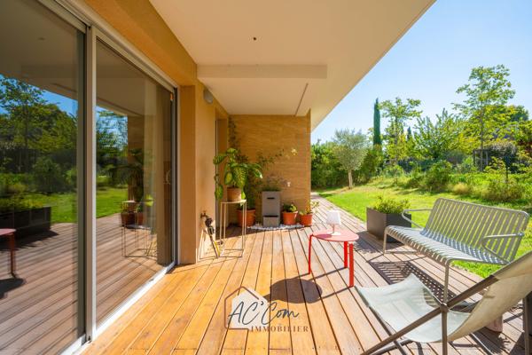 PUYRICARD – T4 FAMILIAL EN REZ-DE-JARDIN AVEC 141 M² D’EXTÉRIEUR ET GARAGE