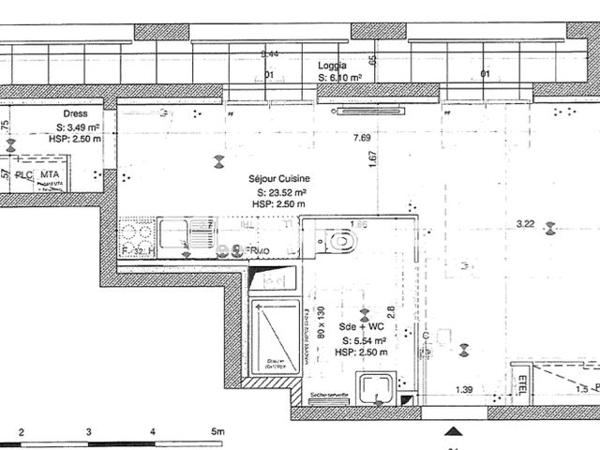 Location Studio 32.76 m² - Bordeaux 33000