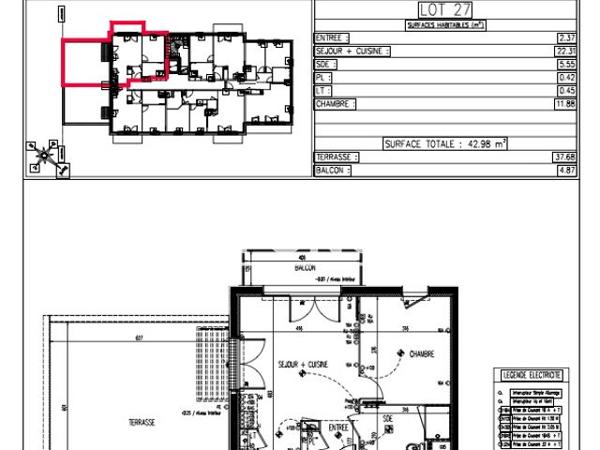 Location Appartement 2 pièces 42.98 m² - RESIDENCE THE GARDEN Poitiers 86000