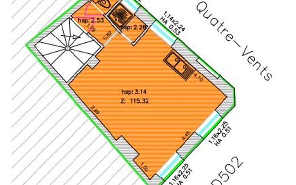 Appartement à vendre    1 pièce • 22,20 m2 Vienne