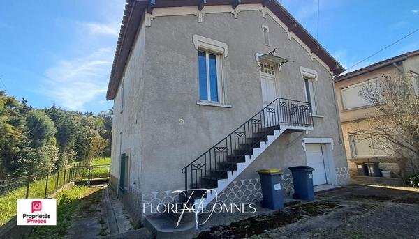 Maison  à rénover avec fort potentiel  77m2 + dépendance aménageable  60m2- Terrain 760 m² - Trèbes
