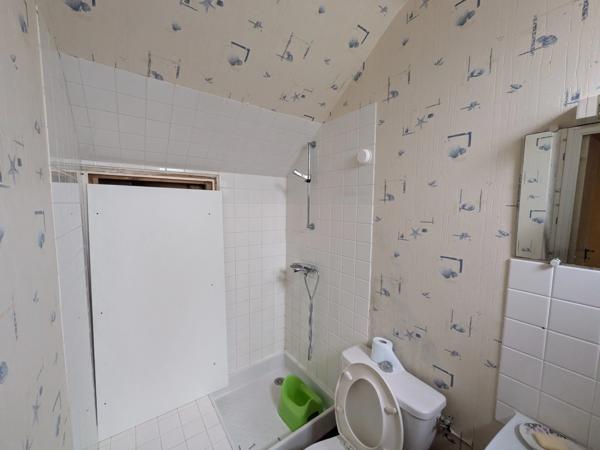 GUEMENE SUR SCORFF IMMEUBLE DE RAPPORT COMPOSÉ D' UN APPARTEMENT DE 153m² ENVION, D UN STUDIO DE 38m2 LOCAUX COMMERCIAUX, 1 MAISON EN PIERRE SOUS ARDOISES À RÉNOVER UNE PARCELLE DE 698m²