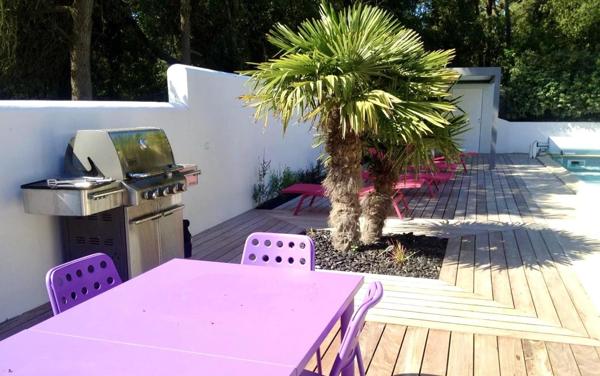 Villa avec piscine, plage à pieds – La Couarde sur Mer