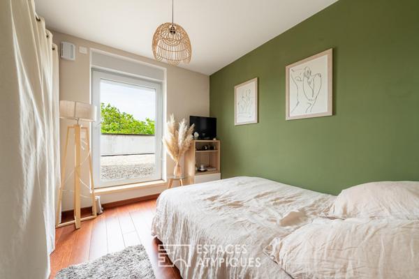 Appartement contemporain avec terrasse en plein ciel