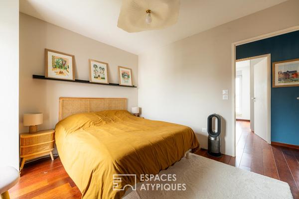 Appartement contemporain avec terrasse en plein ciel