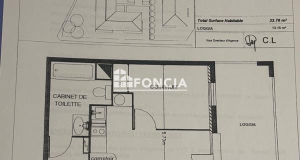 À vendre Studio 34 m² - Draguignan 83300