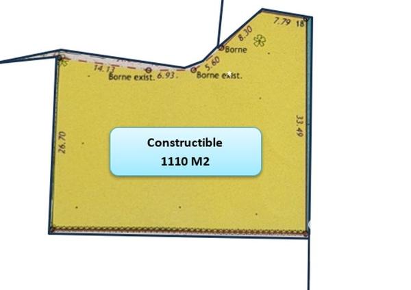 Terrain à vendre 1 110 m² Montgaillard