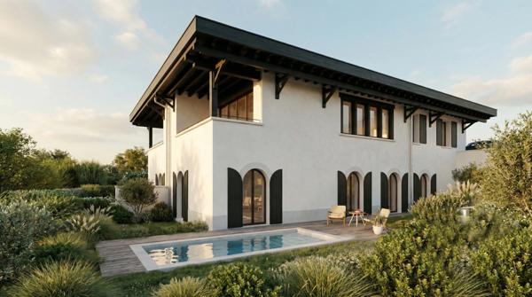 VILLA NEUVE T5 — 151,75 M² — JARDIN & TERRASSES — SAINT-JEAN-DE-LUZ SAINTE-BARBE