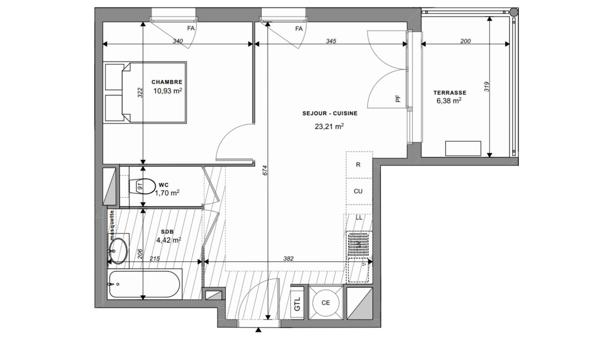 Appartement à vendre 2 pièces 40 m² Bormes-les-Mimosas