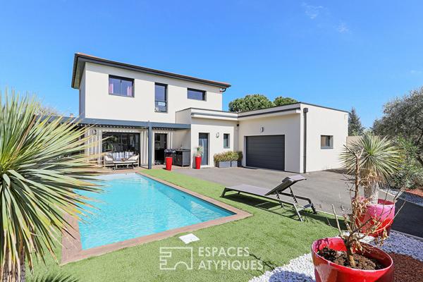 Villa contemporaine à St Cyr au Mont D’Or