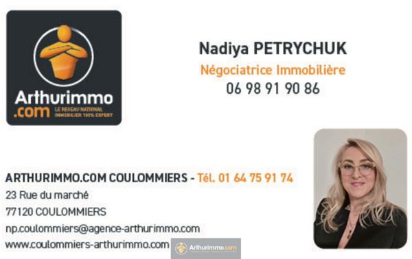 Coulommiers (77120) Belle briarde 160m². Terrain 2350m².Garage 100 m² environ