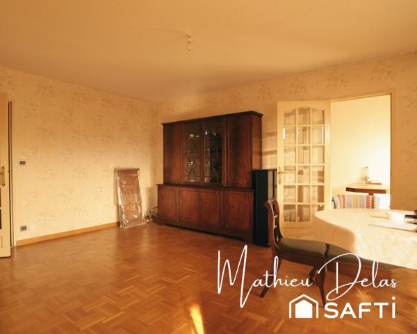 Floirac – T4 de 82 m² avec balcons, loggia, cave et garage