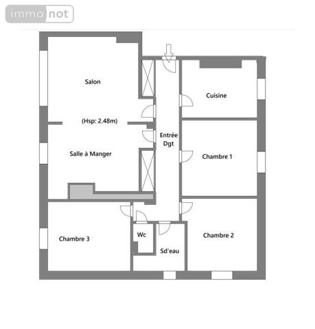 Appartement à vendre à Saint-Maur-des-Fossés dans le Val-de-Marne (94100), ref : 5 PIECES LA VARENNE SAINT HILAIRE   
LA VARENNE RUE DU BAC