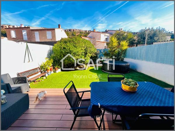 Maison T4 mitoyenne de 78m2 sur terrain de 122m2 à Vitrolles