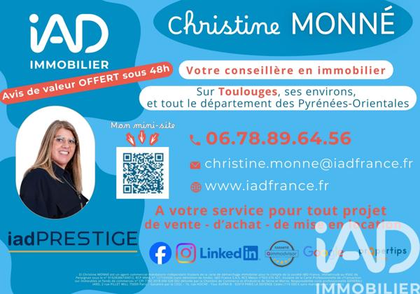 Maison à vendre 4 pièces 134 m² Toulouges