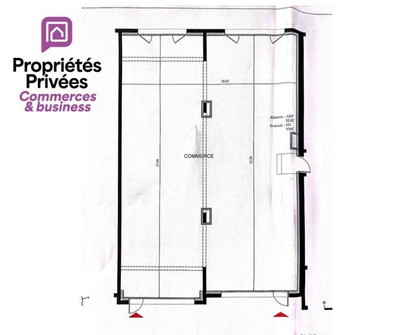 35120 DOL DE BRETAGNE - LOCAL COMMERCIAL 164 M²  TOUS COMMERCES