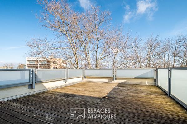 Toit terrasse à Bron