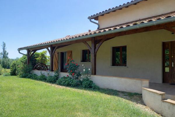 Montricoux (82800) Maison traditionnelle 170 m² avec piscine – 4 chambres – Terrain 3 600 m² – Campagne de Montricoux