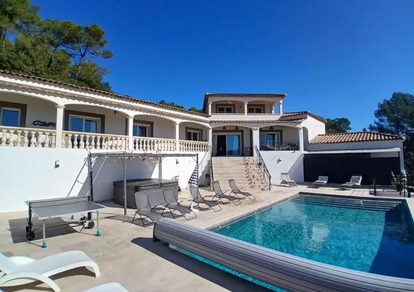 Pignans : Villa dominante de 238 m² avec vue panoramique et fort potentiel de rendement
