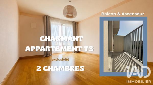 Appartement à vendre 3 pièces 63,17 m² Reims