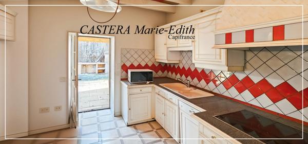 Maison en pierre rénovée en partie avec jardin et hangar 6 pièces PAVIE (32)