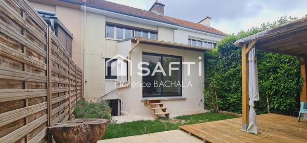 Charmante maison de 75 m² sans travaux, trois chambres, avec extérieur