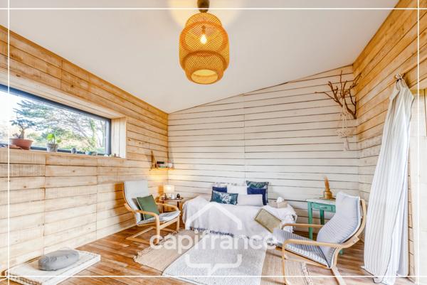 DPT DU FINISTERE (29) - CROZON (29160) - A VENDRE MAISON F5 + F2 ÉCOLOGIQUE EN BOIS - 135 M² HABITABLES - TERRAIN PLAT 1744 M²