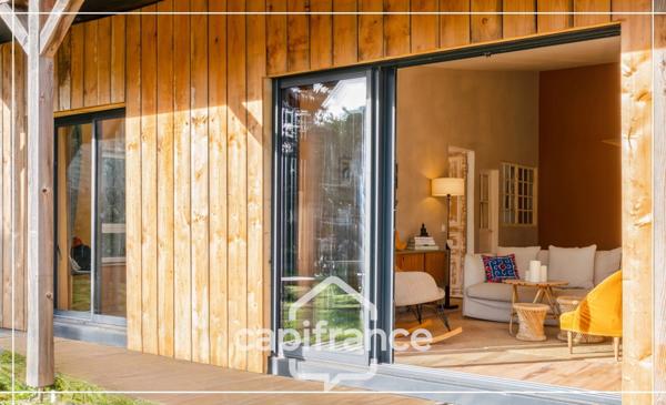 DPT DU FINISTERE (29) - CROZON (29160) - A VENDRE MAISON F5 + F2 ÉCOLOGIQUE EN BOIS - 135 M² HABITABLES - TERRAIN PLAT 1744 M²