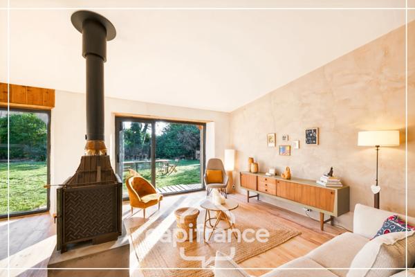 DPT DU FINISTERE (29) - CROZON (29160) - A VENDRE MAISON F5 + F2 ÉCOLOGIQUE EN BOIS - 135 M² HABITABLES - TERRAIN PLAT 1744 M²