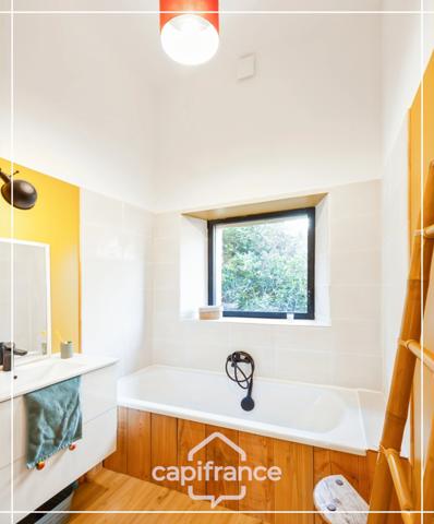 DPT DU FINISTERE (29) - CROZON (29160) - A VENDRE MAISON F5 + F2 ÉCOLOGIQUE EN BOIS - 135 M² HABITABLES - TERRAIN PLAT 1744 M²