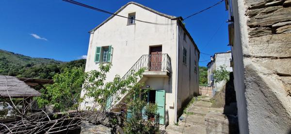 Dpt Corse (20), à vendre SORBO OCAGNANO MAISON 160m² SUR 900m² DE TERRAIN - BELLE VUE MER