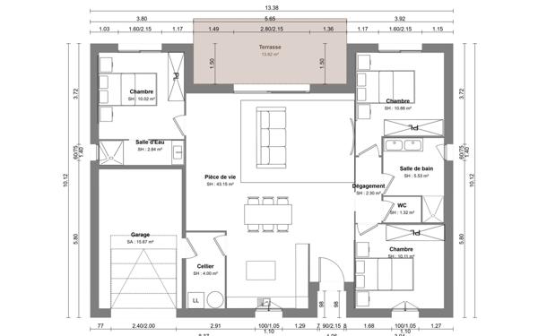 Maison à vendre    4 pièces •  Chevroux