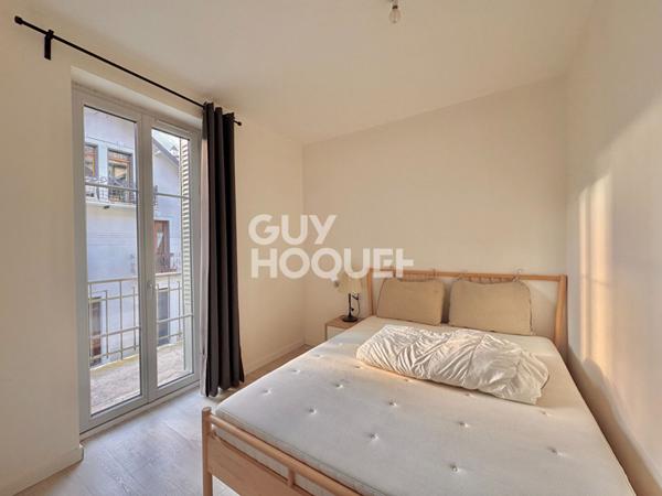 T2 meublé, balcon, parking privatif