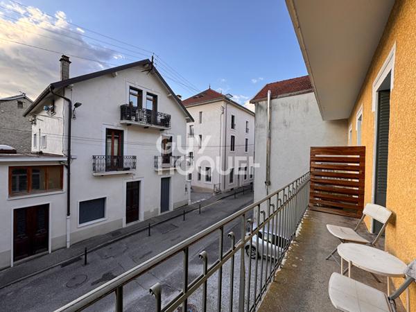T2 meublé, balcon, parking privatif